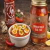 Green Jay Gourmet Sriracha Pickled Quail Eggs in a Jar  Fresh Hand Jarred for Cooking & Pantry  Sriracha Flavor - Simple Natural Ingredients - 2 x16 Ounce Jars view 4