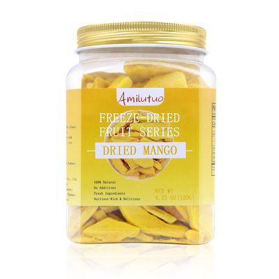 Freeze Dried Mango, Freeze Dried Fruit, 120g/4.23OZ Natural Dehydrated Mango, No Sugar Added, Nothing Added, Superfood Snack, Dried Mango Chips
