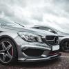 DFKAHF Car Front Bumper Lip Compatible for Mercedes Benz CLA Class C117 CLA200 260 CLA45 AMG 2013-15 Spoiler Splitter Body Kits Diffuser(Color:Carbon Look) view 4