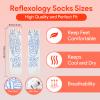 2 Pairs Acupressure Reflexology Socks with Trigger Point Massage Tool, Reflexology Foot Massage Socks for Women and Men, Foot Pain Relief Remedy for Foot Massage (Women) view 2