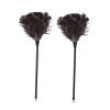 2Piece Feather Duster Ostrich Feather Duster with Handle Brush Dust Accessories for Household Cleaning Dust Tools Feather Cleaning Brush view 3