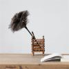 2Piece Feather Duster Ostrich Feather Duster with Handle Brush Dust Accessories for Household Cleaning Dust Tools Feather Cleaning Brush view 4