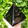 AtkitS Meditation Natural Black Tourmaline Stone Crystal Energy Chakra Pyramid (Size : 400-450g) view 2