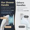 2Pack DwellDecor Grab Bars for Bathtubs and Showers, Shower Handles for Elderly Suction, Handicap Grab Bar, Suction Shower Grab Bars for Seniors, Bathroom Grab Bars, Shower Bars Safety, 12inch, Grey view 3