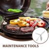 Toddmomy Cleaning System for Kettle Grills Easy Install Charcoal Grill Cleaning Kit for Essential view 4