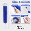 3 Pcs Fan Cleaning Brush Bendable Cobweb Duster - Microfiber Head, Washable - Ideal for Ceiling Fan Blades, Air Vents, Curtains, Cars - Reusable Dust Remover view 2