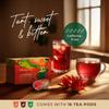 Gya Tea Co Hibiscus Tea Gift Set (16 Count) - Decaf Tea Pod for Lovers Get Well Gifts - Manually Harvested - Enjoy Hot or Iced view 2