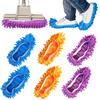 3 Pairs Shoes Cover Duster, Reusable Mop Slippers, Microfiber Dust Mops, Multi Purpose Floor Cleaning Shoes, Feather Duster for Bathroom, Office, Kitchen, House Polishing Cleaning view 1