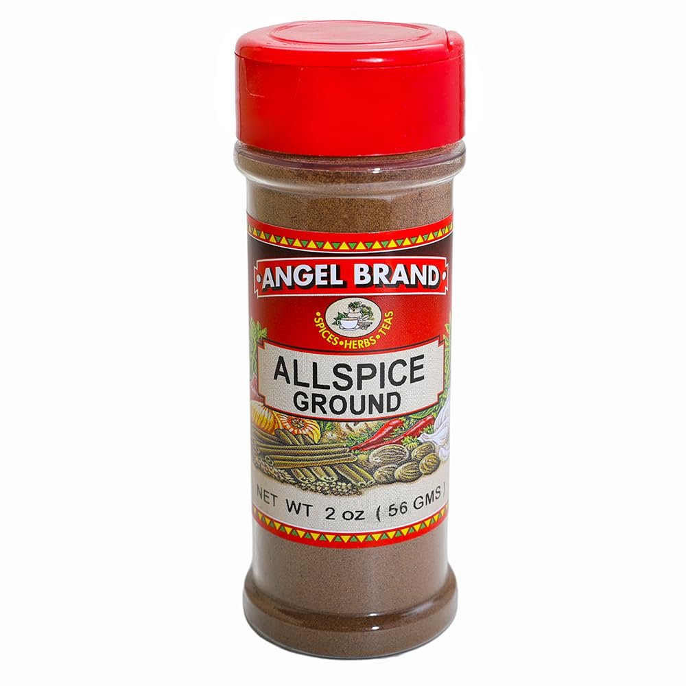 Angel Brand Ground Allspice 2 oz Bottle  Premium All Spice Seasoning for Baking, Cooking, and Marinades  Perfect for Sweet and Savory Dishes.