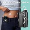 Ablefector Insulin Pump Holder, 360 Rotatable Pump Clip, Diabetic Pump Case for Tubing Management, Insulin Pump case for Carry-On, Compatible with Medtronic Minimed 630g 640g 670g 770g& 780g-Black view 4