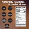Nature's Harvest Cocoa Crave Mix - 5 Superfood Hot Chocolate Mix with Raw Organic Cacao Powder, Maca, True Cinnamon, Carob and Vanilla | Dark Chocolate Powder | Vegan, Gluten-Free, Unsweetened | 30 Servings view 2