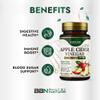 Built by Nature Apple Cider Vinegar Capsules 1877mg with Vitamin D and Zinc  Immune & Digestion Support  Acetic Acid ACV Supplement for Men and Women - 60 Pills view 4