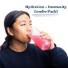 Drinklits Strawberry Immune Support & Lemon-Lime Hydration Electrolyte Tablets (4) Tube Combo Pack | Great Taste  Gluten Free  Daily Use | 4 Pack (40 Servings) view 3