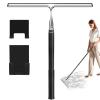 Shower Squeegee with Long Handle,Window Squeegee with Extension Pole Squeegee for Shower Glass Floor Squeegee, Telescoping Shower Squeegee for Glass Door, Tile Wall, Car,Floor view 1