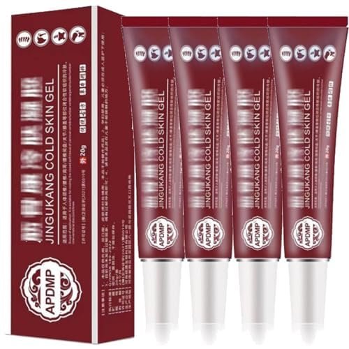 Cold Compress Gel for mucl and ones, one Cold Compress Gl, Jingukang Soothing Relief Massage Gel for Soothes Knees, Lumbar, Neck, Hands, and Feet 4pcs
