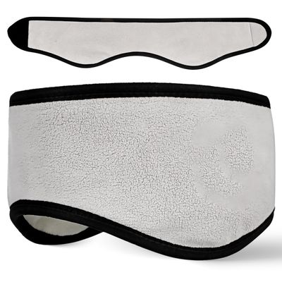 Angoily Sleeping Earmuffs for Women Winter Ear Warmer Headband Adjustable Soft Fleece Ear Covers Comfortable Sleep Accessory