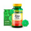 Zinc Dietary Supplement 50 mg, 200 Ct Bundle with Exclusive Better Ligth&Spring Guide view 1