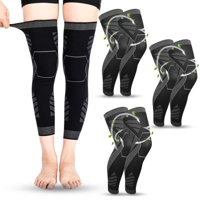 2024 New Full Leg Compression, Full Leg Compression V2, Compression Knee Sleeves (Medium,3Pairs)