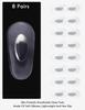 8 Pairs Replacement Nosepieces Nose Pads for Ray-Ban RB3604 RB3523 RB6336 RB7140 RB4071 RB3526 RB3538 RB3558 RB3660 RB8052 RB8054 Sunglass, Eyeglasses - Clear view 4