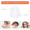 8 Pairs Replacement Nose Pads Nosepiece for Oakley Feedback OO4079/Holbrook Metal OO4123/Blender OO4059/Caveat OO4054/Crosshair OO4060 OO6014 OO4069 Metal Eyeglasses/Sunglasses, Clear Soft Nose Guard view 3