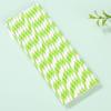 25 Stick Handmade Paper Straws Drinking Straw Dessert Decoration for Home Restaurant Birthday Wedding Party Holiday Celebrations(Green) view 2