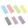 25 Stick Handmade Paper Straws Drinking Straw Dessert Decoration for Home Restaurant Birthday Wedding Party Holiday Celebrations(Green) view 3