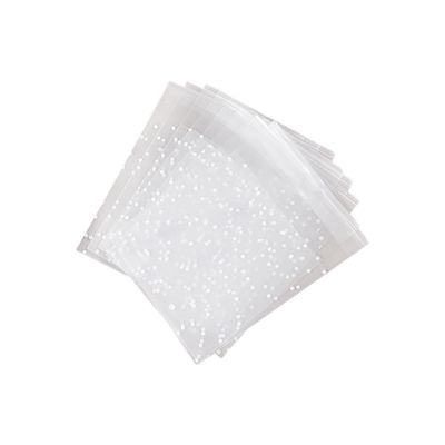 100PCS Frosted Cookie Packaging Cellophane Bags Self Adhesive Bags for Cookies Earrings Jewelry Cellophane Treat Bags Pastry Packaging Bags