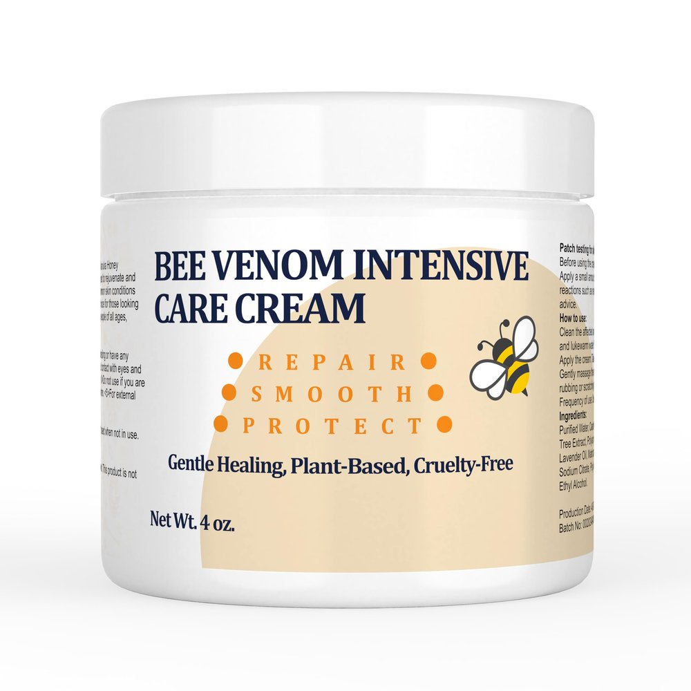 Bee Venom Serum Psoriasis Cream, Fast acting, Hand Foot Psoriasis Cream, For heated rashes, hidradenitis, itching, eczema, psoriasis, leg, armpit, foot, hand, irritated skin