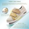 Wide Diabetic Shoes for Men Wide, Memory Foam Diabetic Slipper with Adjustable Closures, Women's Elderly Shoes, Shoes for Swollen Feet Women Men 11.5 view 3