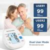 Blood Pressure Monitors, Automatic Upper Arm Blood Pressure Machines for Home Use with Large Cuff Adjustable BP Machine for Adult Elderly BSX583 (White) view 3
