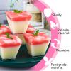 100 Pack 3.5 oz Plastic Dessert Cups with Spoons,Clear Square Mini Dessert Cups,Small Tumbler Appetizer Cups Parfait Cups for Desserts,Mousse,Puddings,Party Supplies view 3