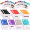 Anglecai Reusable Pill Pouch - 35 Zippered Pieces, Portable Medicine Bags with Slide Lock view 1