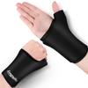 2-Pack Reusable Thumb & Wrist Gel Wraps - Hot/Cold Therapy for Pain Relief, Carpal Tunnel, Arthritis, Tendonitis & Swelling (Black, Medium*2) view 1