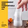 500 Pack 3 oz Plastic Cups, Bathroom Cups Disposable 3 oz, 3 Ounce Small Water CupsClear Mouthwash Cup for Tasting, Drinking and Party view 3