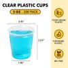 500 Pack 3 oz Plastic Cups, Bathroom Cups Disposable 3 oz, 3 Ounce Small Water CupsClear Mouthwash Cup for Tasting, Drinking and Party view 4