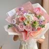 10Yard 19.68Inch Honeycomb Packing Paper Wrap, Bouquet Wrapping Paper, Florist Floral Wrapping Paper for DIY Gift Packaging, Flower Packaging Materials, Birthday Wedding Festival Decorations view 4