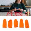 100Pcs Latex Finger Cots Large Size Disposable Non Static Non Slip Wear Protective Covers view 3