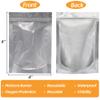 Wisesorb 4 x 6 inches 60 Packs Mylar Bags For Food Storage, Mylar Bags With Window, Freeze Dried Candy Bags, Reusable Storage Bags For Food, Mylar Food Storage Bags for Long Term Food Storage view 2