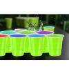 cssopenss 120 pcs Fluorescent Green Plastic Shot Glasses 2 oz green shot cups st. patrick's day shot glasses disposable for drinking Tastings served Snacks Jello Tastings and Samples view 4