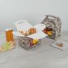 Bio Tek 10 x 7 x 8 Inch Gable Boxes For Party Favors, 25 Attractive Gift Boxes - Camouflage Print, Built-In Handle, Paper Barn Boxes, With Clear PET Window, For Parties view 3