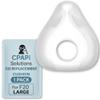 CPAPi Solutions F20 Replacement Cushion  Compatible with AirFit & AirTouch CPAP Masks, Soft Silicone Seal, Snug Fit for Nose & Mouth, Durable & Comfortable (Clear 1 Pack, Large) view 1