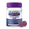 Mucinex Children's Mighty Chews Nighttime Kids Cough Medicine, Easy to Dose Cough Suppressant with Dextromethorphan, Kids Travel Medicine for Cough, Mixed Berry Flavor, 16 Medicated Chewable Tablets view 1