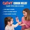 Mucinex Children's Mighty Chews Nighttime Kids Cough Medicine, Easy to Dose Cough Suppressant with Dextromethorphan, Kids Travel Medicine for Cough, Mixed Berry Flavor, 16 Medicated Chewable Tablets view 3