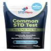 STD Hero At-Home Common STD Test Kit for Women and Men - Test for the Top Four STD's - Includes MGen - Private At-Home Collection - Simple, Discreet, Easy-to-Use with Fast Online Results view 1