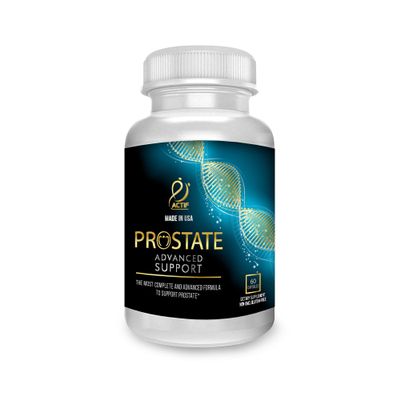 ACTIF Prostate Advanced Support with 20+ Factors, Complete Support for Prostate - 60 Capsules, Made in USA, Non-GMO