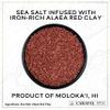 Alaea Red Salt Infused with Baked Red Alaea Clay from Hawaii  Natural & Mineral Rich Hawaiian Salt for Cooking and Finishing  4 oz Stackable Jar by Caravel Gourmet view 2
