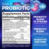 Probiotics 60 Billion CFU - 10 Strains + Digestive Enzymes & Prebiotics - Best Probiotic for Women & Men, Supports Immune, Gut Health, Occasional Constipation, Diarrhea, Gas & Bloating - 60 Capsules view 2