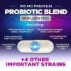 Probiotics 60 Billion CFU - 10 Strains + Digestive Enzymes & Prebiotics - Best Probiotic for Women & Men, Supports Immune, Gut Health, Occasional Constipation, Diarrhea, Gas & Bloating - 60 Capsules view 4