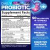 Probiotics 60 Billion CFU - 10 Strains + Digestive Enzymes & Prebiotics - Best Probiotic for Women & Men, Supports Immune, Gut Health, Occasional Constipation, Diarrhea, Gas & Bloating - 120 Capsules view 2
