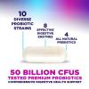 Probiotics 60 Billion CFU - 10 Strains + Digestive Enzymes & Prebiotics - Best Probiotic for Women & Men, Supports Immune, Gut Health, Occasional Constipation, Diarrhea, Gas & Bloating - 120 Capsules view 3